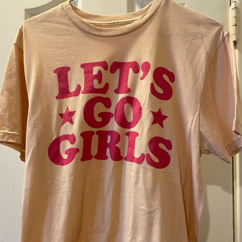 Let’s Go Girls t shirt, size M- Oliver & Otis